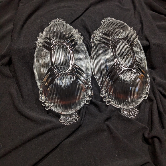 Vintage pickle dish set of 2 - Picture 9 of 9